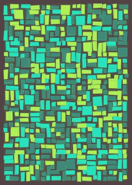 Dikdörtgenli soyut geometrik desen. Vektör illüstrasyonu 