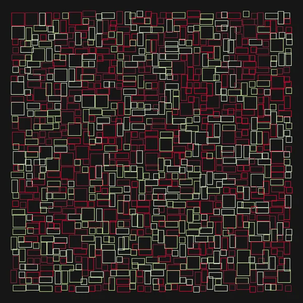 직사각 기하학적 패턴을 추상화하 일러스트 — 스톡 벡터