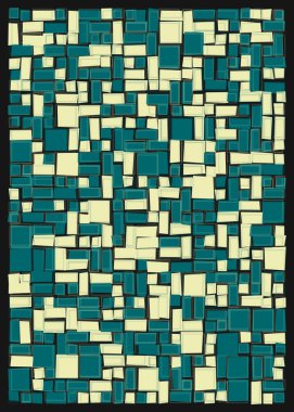 Ofset Quad üretken sanat arkaplan çizimi