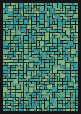 Ofset Quad üretken sanat arkaplan çizimi