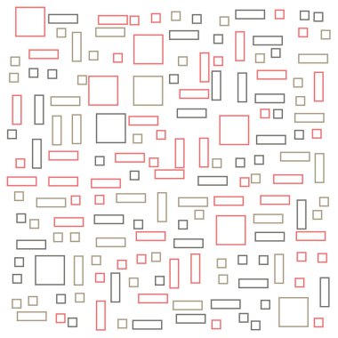 Ofset Quad üretken sanat arkaplan çizimi