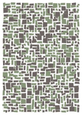 Dengeli dörtlü, üretken arkaplan illüstrasyonu