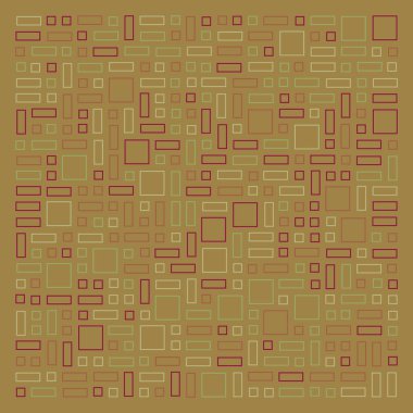 Dikdörtgenli soyut geometrik desen. Vektör illüstrasyonu 