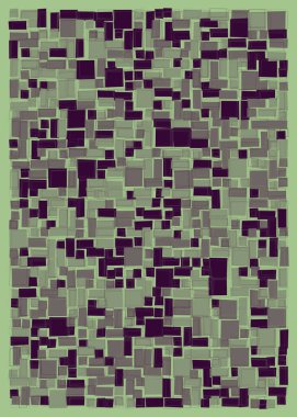 Ofset Quad üretken sanat arkaplan çizimi