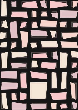 Ofset Quad üretken sanat arkaplan çizimi