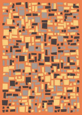 Ofset Quad üretken sanat arkaplan çizimi