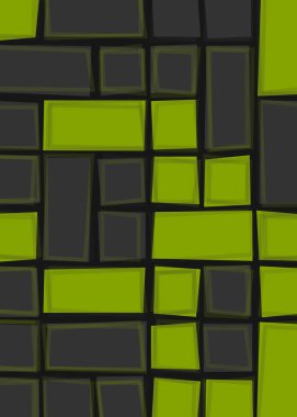 Dikdörtgenli soyut geometrik desen. Vektör illüstrasyonu 