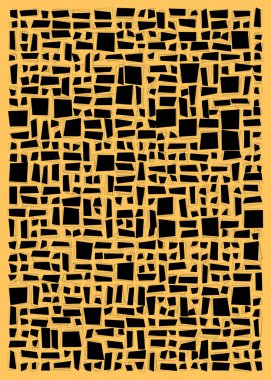 Dikdörtgenli soyut geometrik desen. Vektör illüstrasyonu 