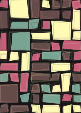 Dengeli dörtlü, üretken arkaplan illüstrasyonu