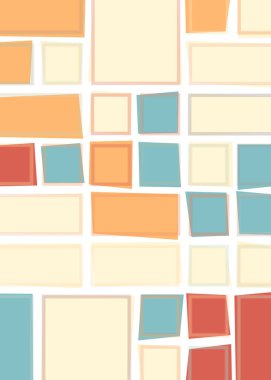 Dengeli dörtlü, üretken arkaplan illüstrasyonu