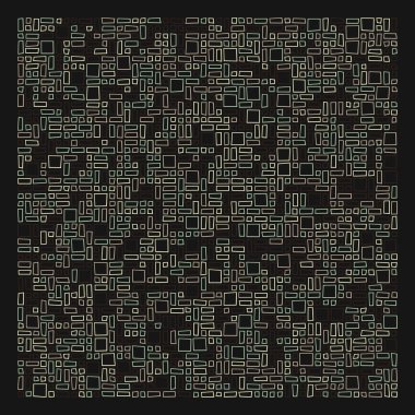 Ofset Quad üretken sanat arkaplan çizimi