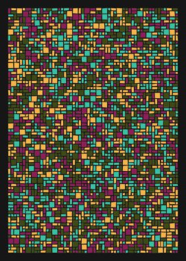 Soyut dörtlü, vektör illüstrasyon tasarımı