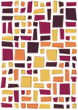 Soyut dörtlü, vektör illüstrasyon tasarımı