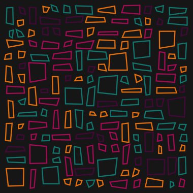 Ofset Quad üretken sanat arkaplan çizimi