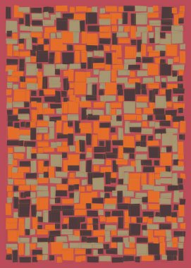 Dengeli dörtlü, üretken arkaplan illüstrasyonu