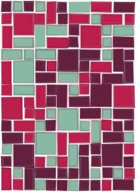 Dikdörtgenli soyut geometrik desen. Vektör illüstrasyonu 