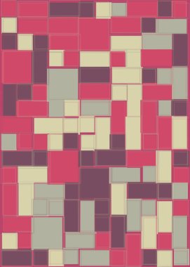 Dengeli dörtlü, üretken arkaplan illüstrasyonu