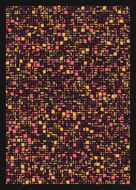 Ofset Quad üretken sanat arkaplan çizimi