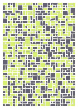 Dengeli dörtlü, üretken arkaplan illüstrasyonu