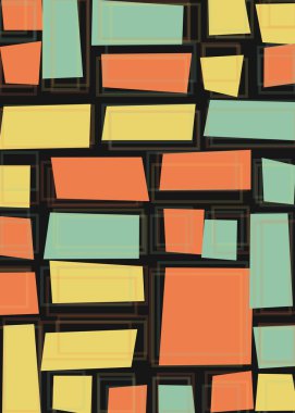 Ofset Quads üretken sanat arkaplanı 