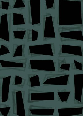 Soyut dörtlü, vektör illüstrasyon tasarımı