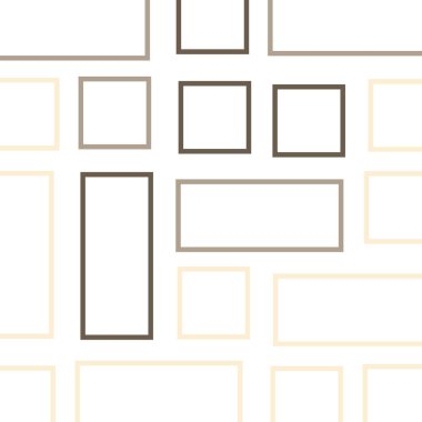 Dikdörtgenli soyut geometrik desen. Vektör illüstrasyonu 