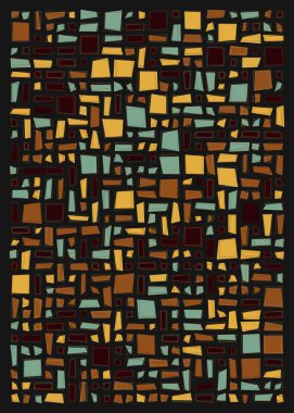 Ofset Quad üretken sanat arkaplan çizimi