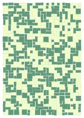 Dengeli dörtlü, üretken arkaplan illüstrasyonu