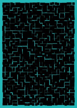 Dengeli dörtlü, üretken arkaplan illüstrasyonu