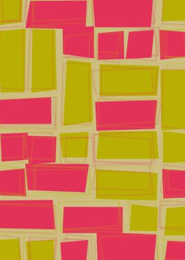 Ofset Quad üretken sanat arkaplan çizimi