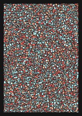 Ofset Quad üretken sanat arkaplan çizimi