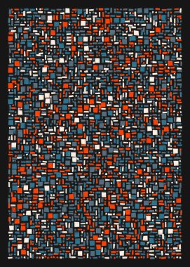 Soyut dörtlü, vektör illüstrasyon tasarımı