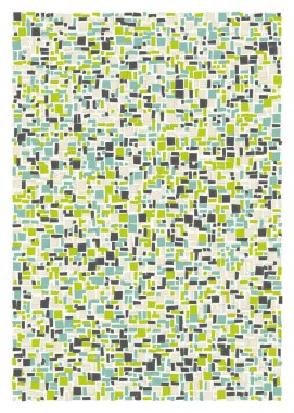 Dengeli dörtlü, üretken arkaplan illüstrasyonu