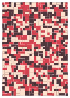 Ofset Quad üretken sanat arkaplan çizimi