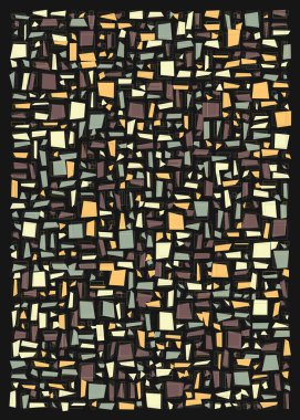 Dikdörtgenli soyut geometrik desen. Vektör illüstrasyonu 