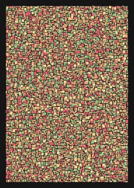Dikdörtgenli soyut geometrik desen. Vektör illüstrasyonu 