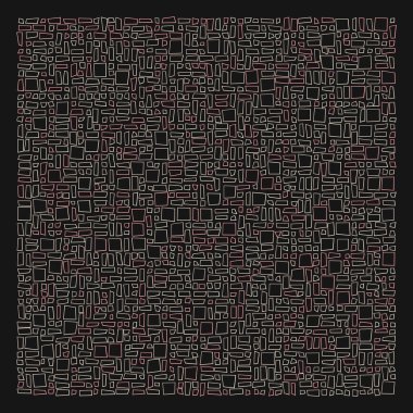 Ofset Quad üretken sanat arkaplan çizimi