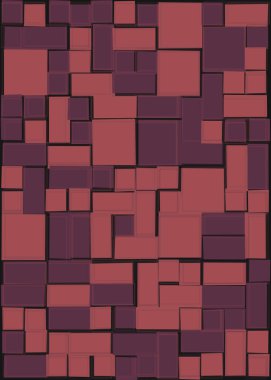 Dikdörtgenli soyut geometrik desen. Vektör illüstrasyonu 