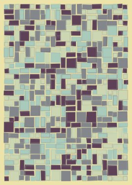 Soyut dörtlü, vektör illüstrasyon tasarımı