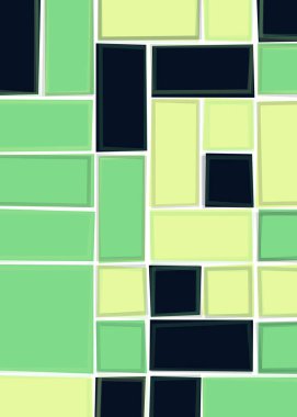 Soyut dörtlü, vektör illüstrasyon tasarımı