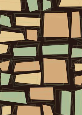 Ofset Quad üretken sanat arkaplan çizimi