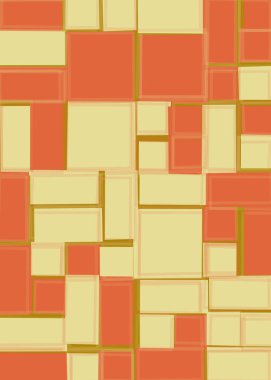 Dikdörtgenli soyut geometrik desen. Vektör illüstrasyonu 