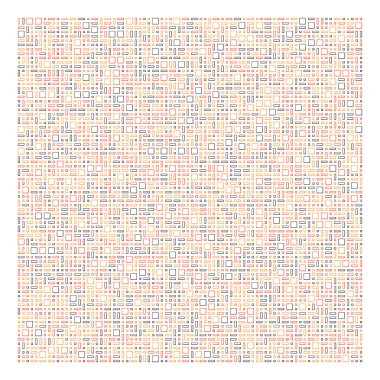 Ofset Quads üretken sanat arkaplanı 