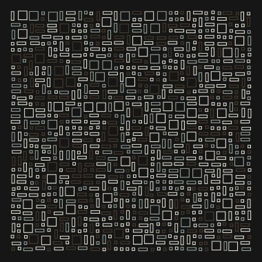 Dikdörtgenli soyut geometrik desen. Vektör illüstrasyonu 