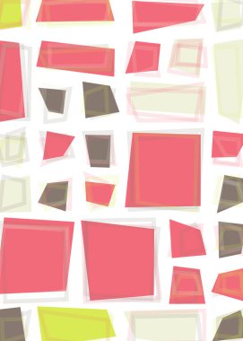 Soyut dörtlü, vektör illüstrasyon tasarımı