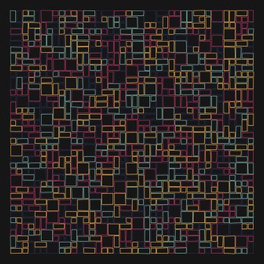 Ofset Quads üretken sanat arkaplanı 