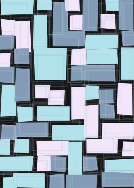 Ofset Quad üretken sanat arkaplan çizimi