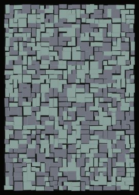 Dengeli dörtlü, üretken arkaplan illüstrasyonu