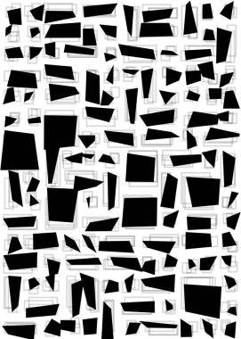 Ofset Quad üretken sanat arkaplan çizimi