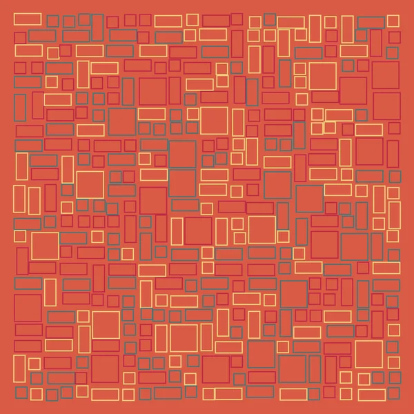 Padrão Geométrico Abstrato Com Retângulos Ilustração Vetorial — Vetor de Stock